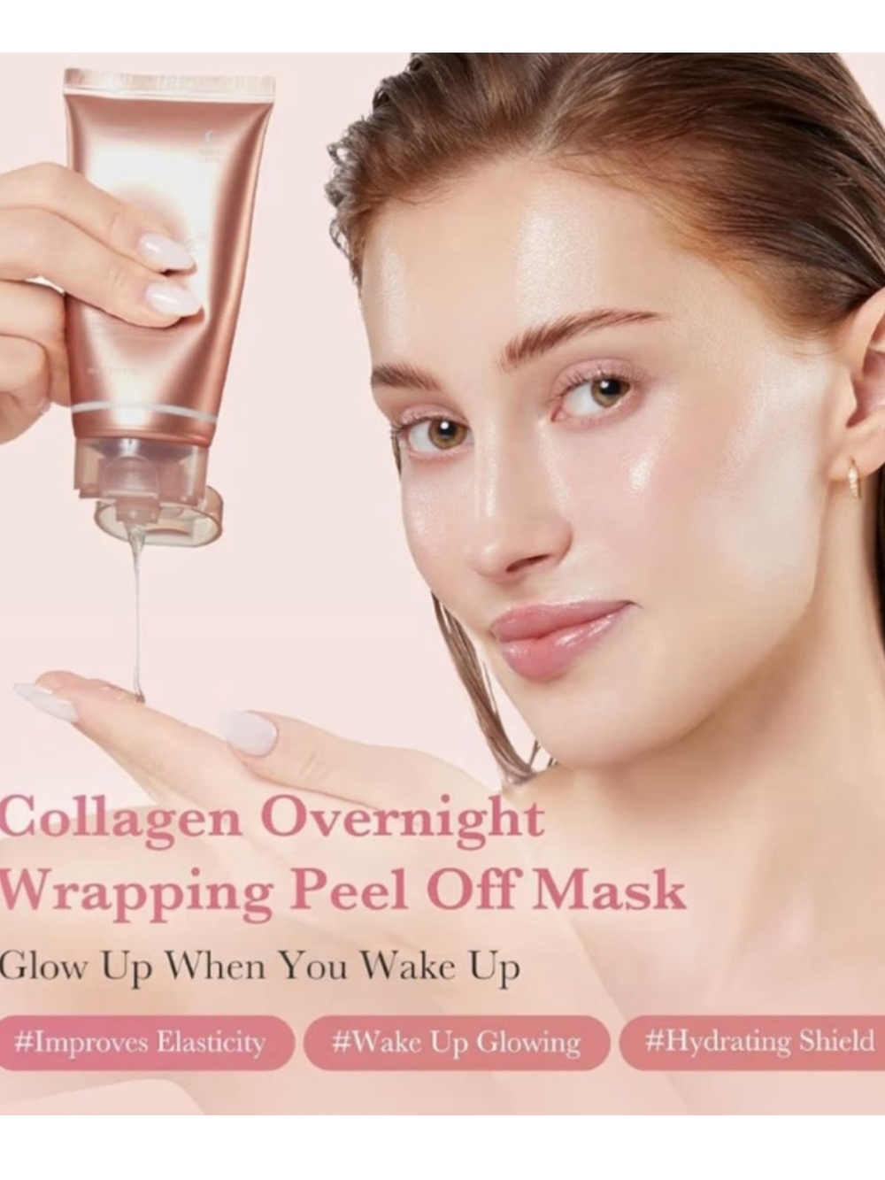 Collagen Night Wrapping Mask - Pink